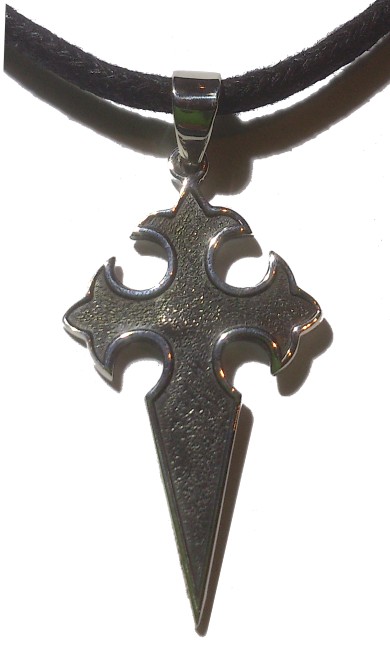Cross of St James Silver Pendant