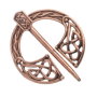 Penannular Celtic Brooch with Knotwork