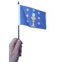 Kindgom of Galicia 16x10 cm Hand Flag