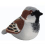 Sparrow soft toy with real bird call