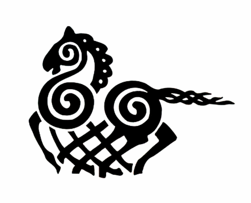 Galician Celtic Horse Sticker